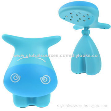 12 LED Super Cow Style USB Charged Lamp (Blue)